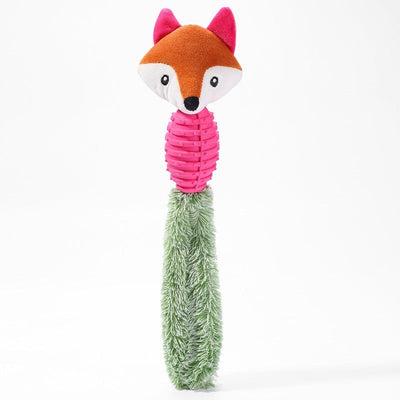 Durable squeaky toys resistant to biting.