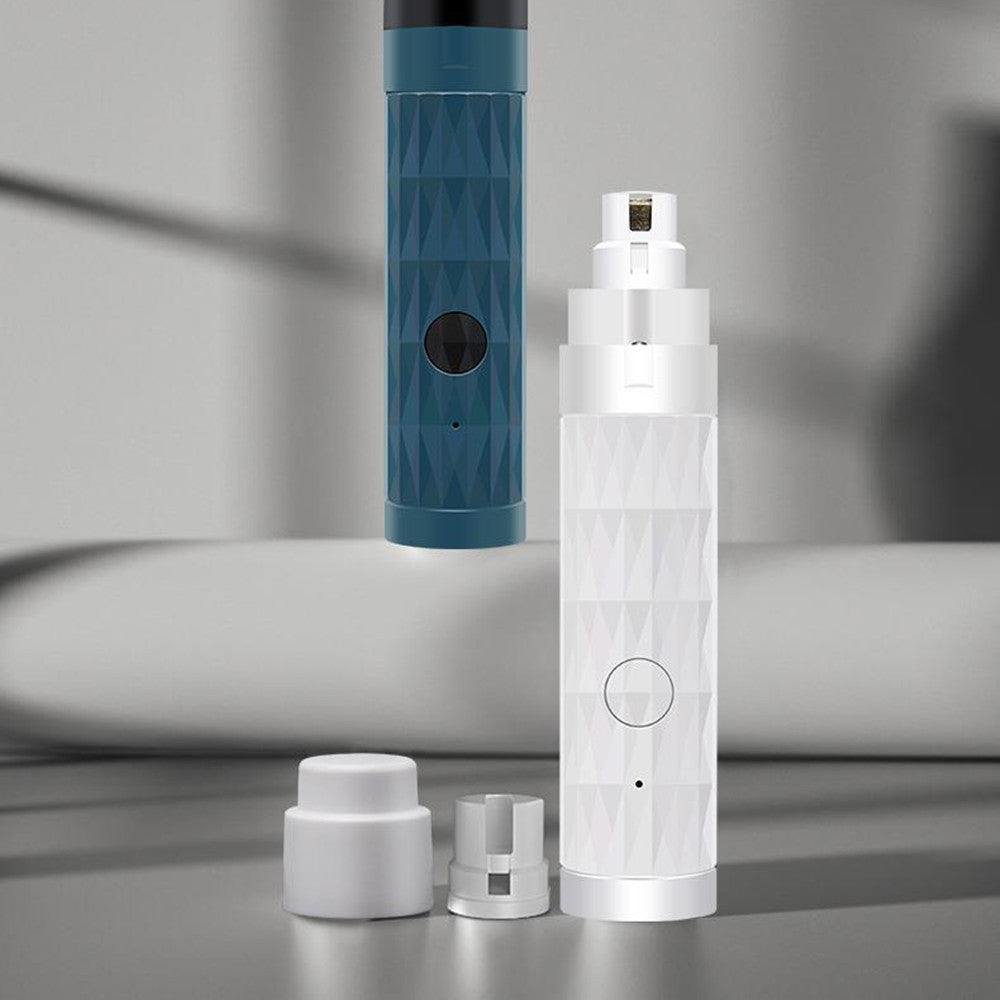 Electric Pet Nail Polisher with Light – Quiet Dog & Cat Nail Grinder