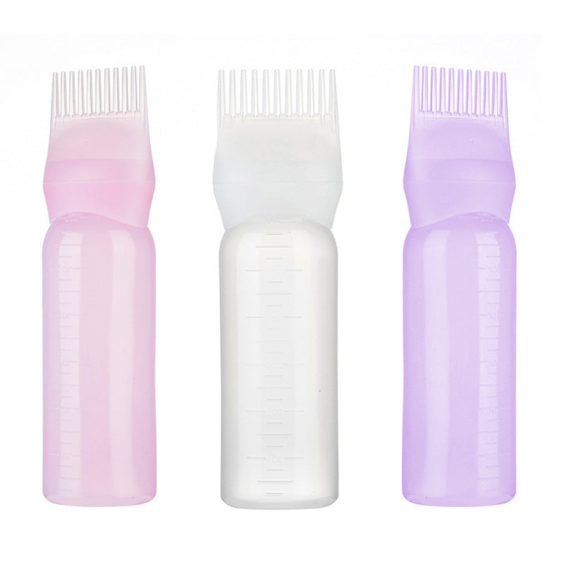 Hair Dye Applicator Comb Bottle – For Color Cream or Shampoo