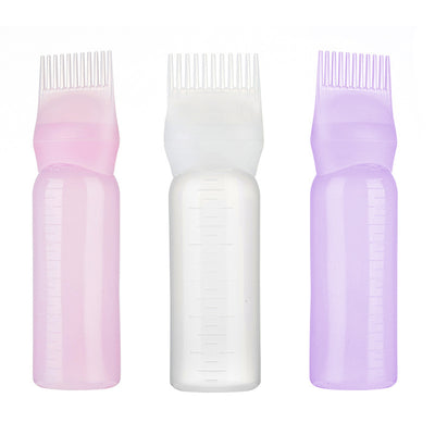 Hair Dye Applicator Comb Bottle – For Color Cream or Shampoo
