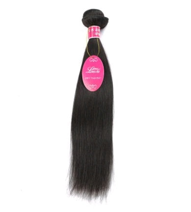 Straight Human Hair Extensions – Natural Color