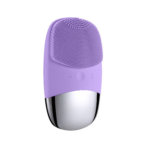 Mini Silicone Electric Facial Cleansing Brush – Skin Massager & Cleanser