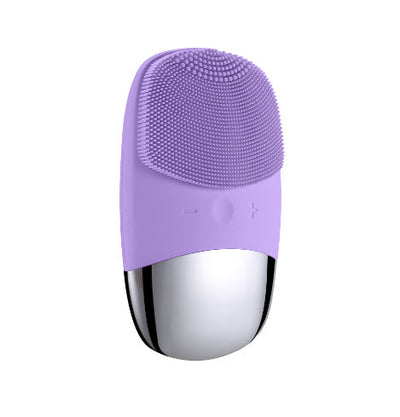 Mini Silicone Electric Facial Cleansing Brush – Skin Massager & Cleanser