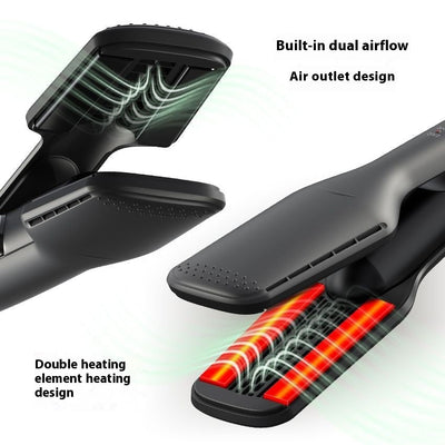 2-in-1 Hair Dryer & Straightener – Wet & Dry Use