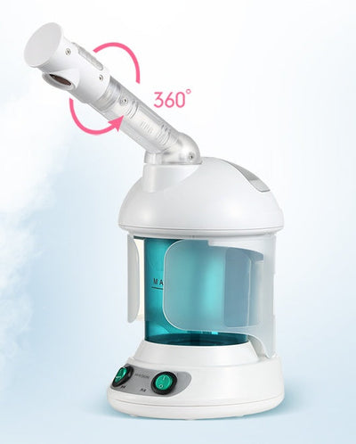 Portable Facial Steamer with Ozone – Herbal Steam Spa & Skin Moisturizer