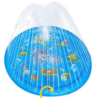 Non-Slip Splash Pad – Outdoor Water Play Mat for Kids & Dogs