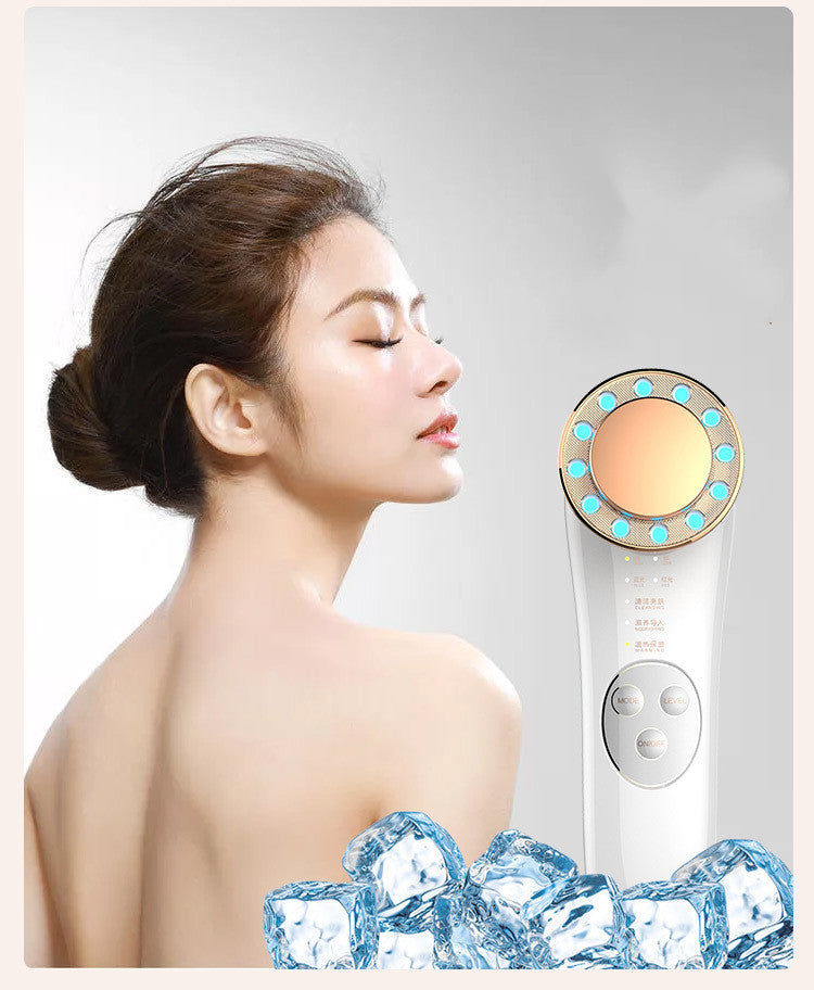 7-in-1 Facial Massager – Galvanic & High-Frequency Skin Tightening Machine