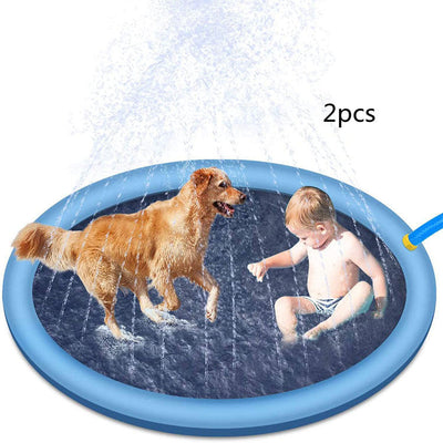 Non-Slip Splash Pad – Outdoor Water Play Mat for Kids & Dogs