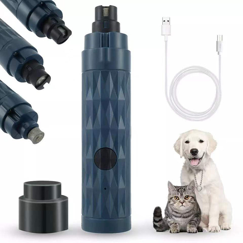 Electric Pet Nail Polisher with Light – Quiet Dog & Cat Nail Grinder