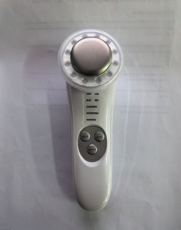 7-in-1 Facial Massager – Galvanic & High-Frequency Skin Tightening Machine