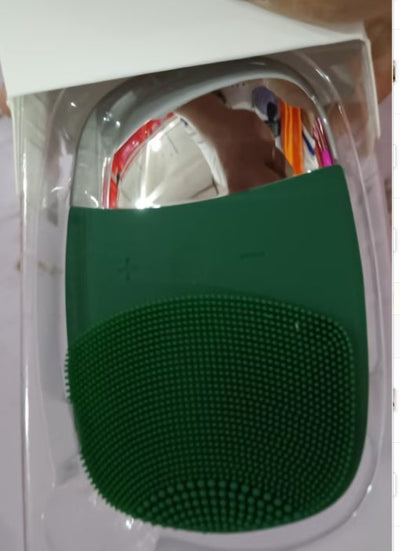 Mini Silicone Electric Facial Cleansing Brush – Skin Massager & Cleanser