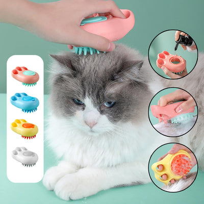 durable cat paw bath brush