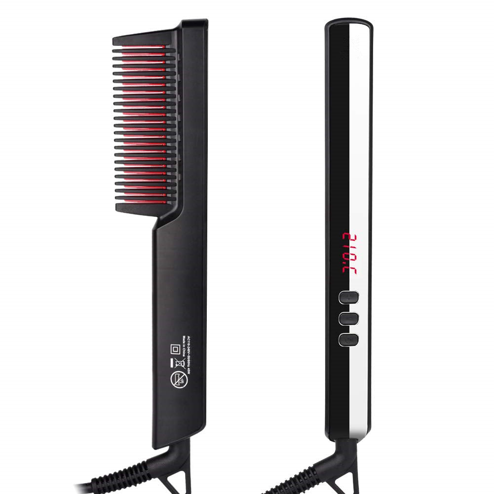 Ladies and Men’s Hair Straightening Comb with Oil 40 ml