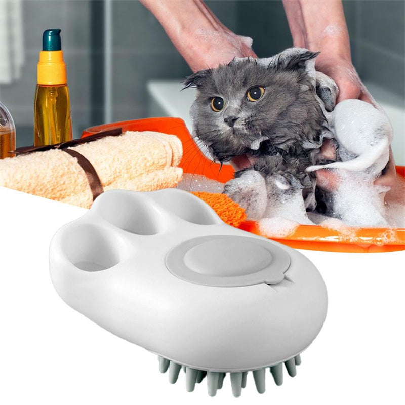 durable cat paw bath brush