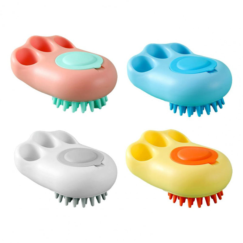 durable cat paw bath brush