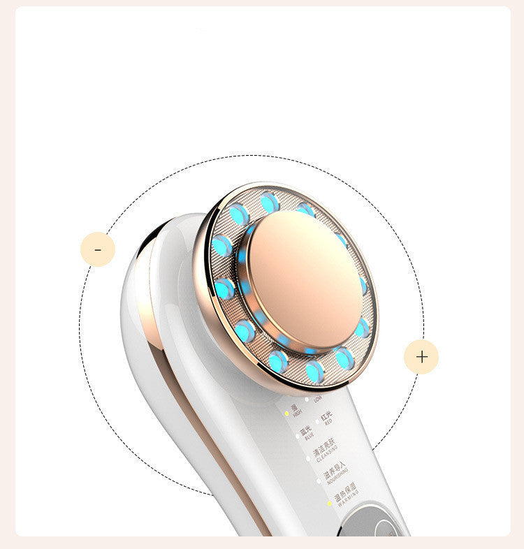 7-in-1 Facial Massager – Galvanic & High-Frequency Skin Tightening Machine