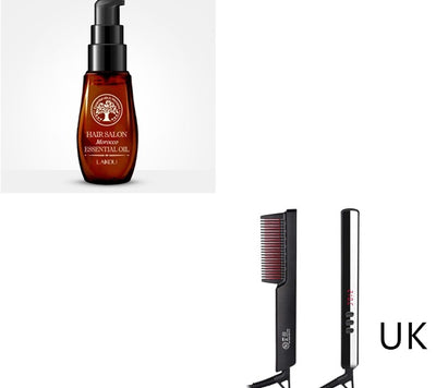 Ladies and Men’s Hair Straightening Comb with Oil 40 ml