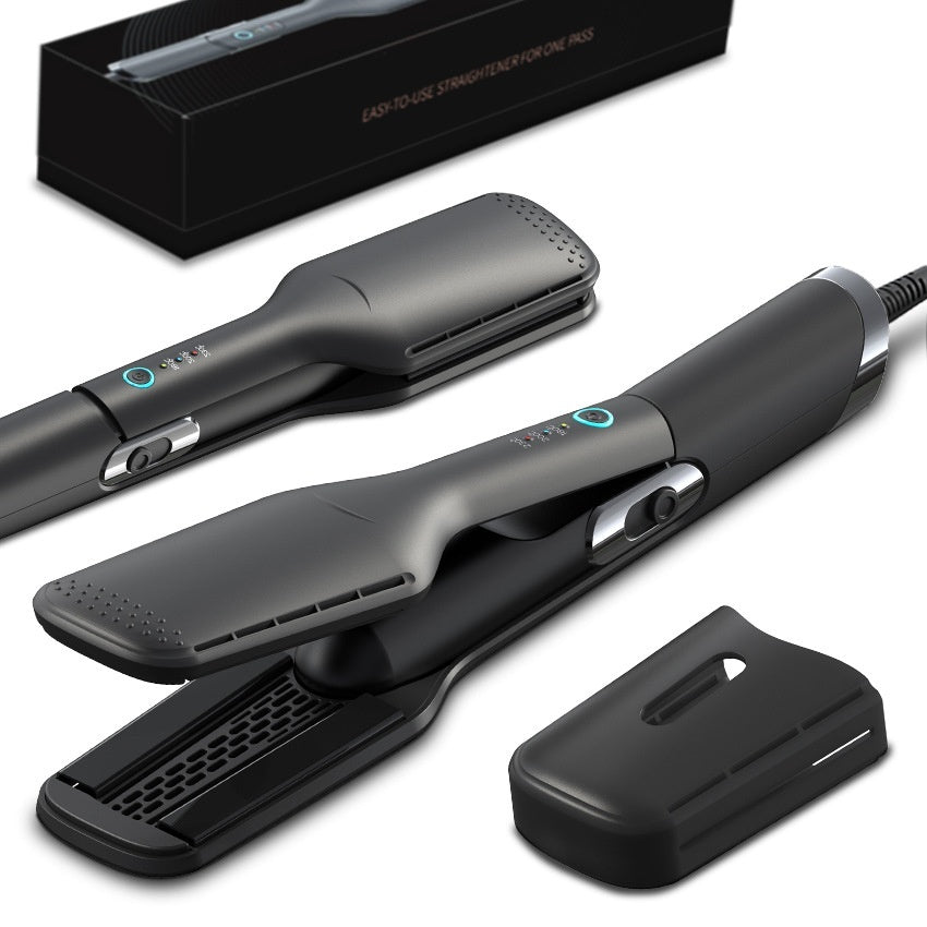 2-in-1 Hair Dryer & Straightener – Wet & Dry Use