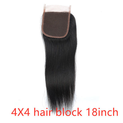 Straight Human Hair Extensions – Natural Color