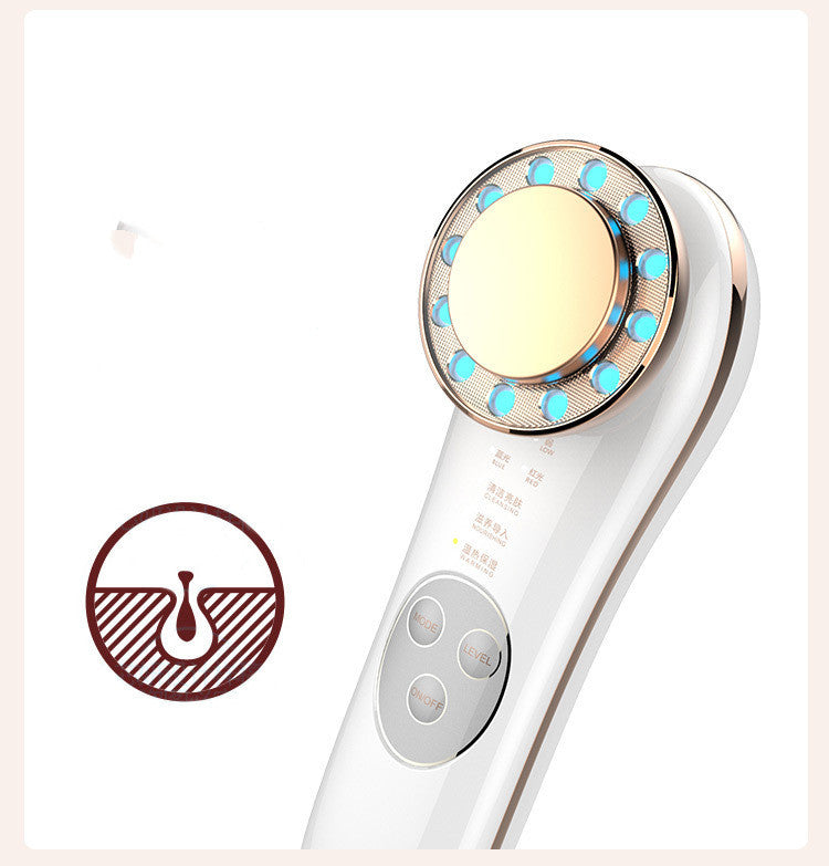 7-in-1 Facial Massager – Galvanic & High-Frequency Skin Tightening Machine