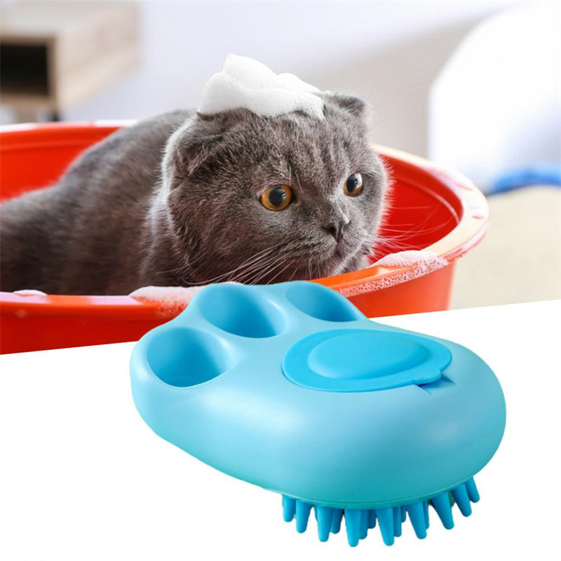 durable cat paw bath brush