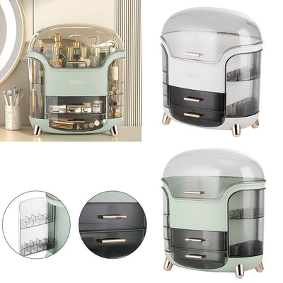 Large Cosmetic Skincare Organizer Box | Makeup Storage Case with Drawers