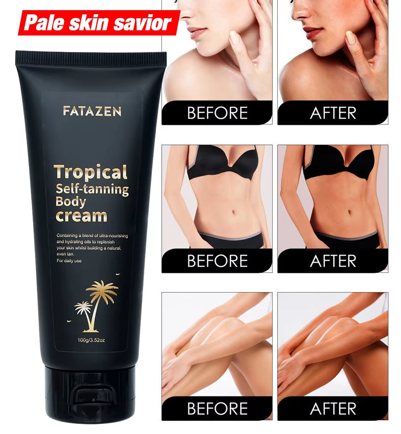 3Hrs Instant Dark Tanning Lotion Butter Body Care Sunscreen