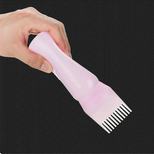 Hair Dye Applicator Comb Bottle – For Color Cream or Shampoo