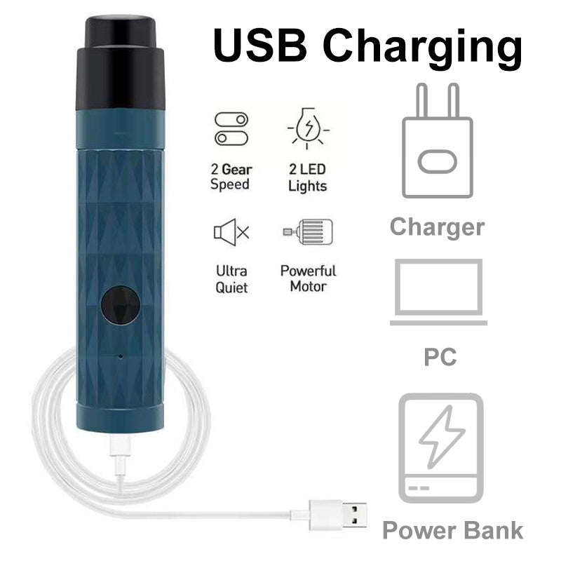 Electric Pet Nail Polisher with Light – Quiet Dog & Cat Nail Grinder