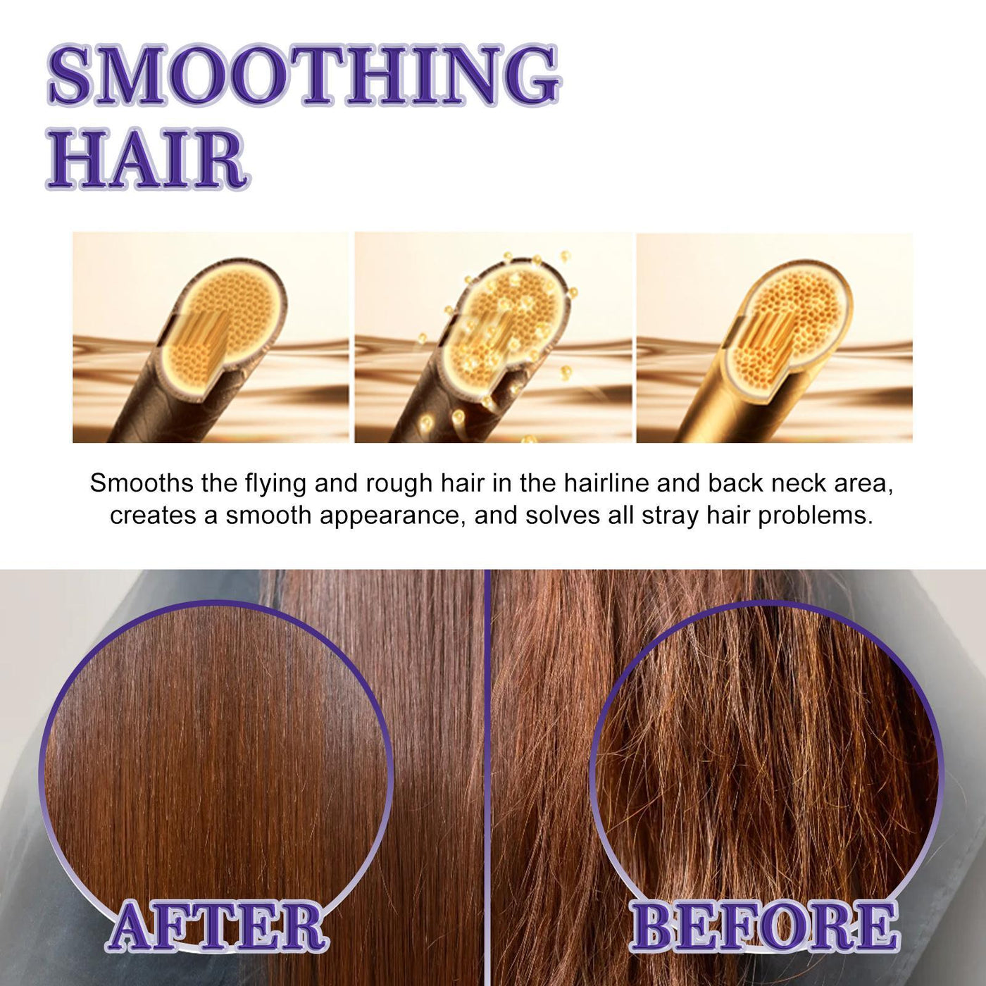 EELHOE Hair Wax Stick – Finishing & Styling for Broken Hair